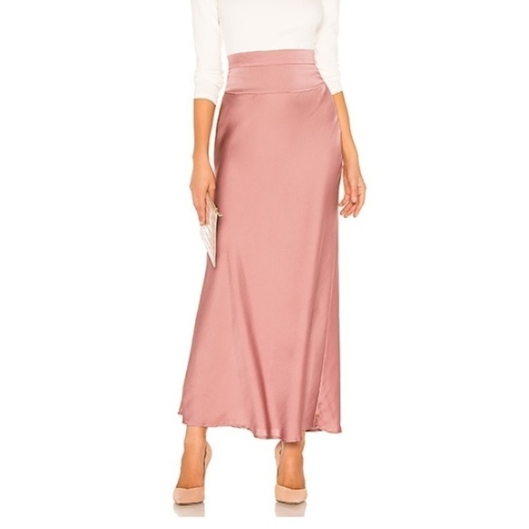 Free People Normani Bias Satin Midi Skirt - Picture 7 of 9